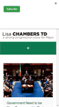 Mobile Screenshot of lisachambers.ie